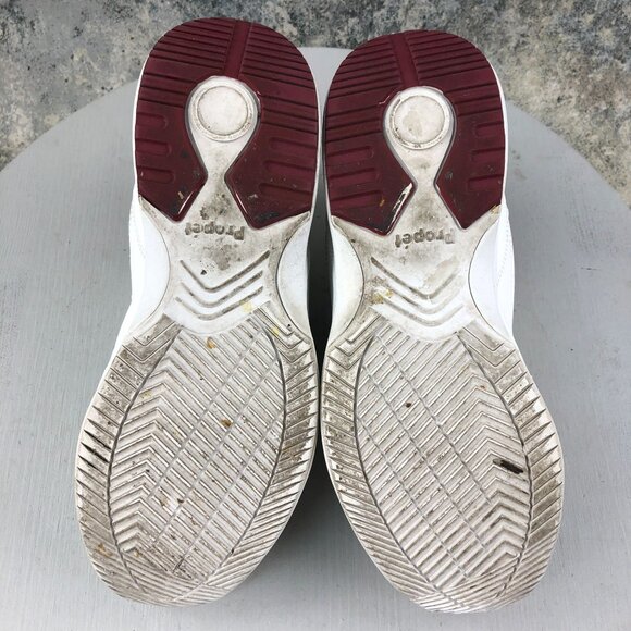 Propet Women's Size 7.5 X(2E) Tour Walker Strap White Leather Walking Sneakers - Picture 10 of 15